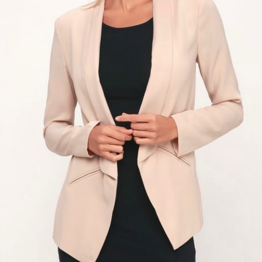 Lulus Miss Punctuality Lightweight Blazer